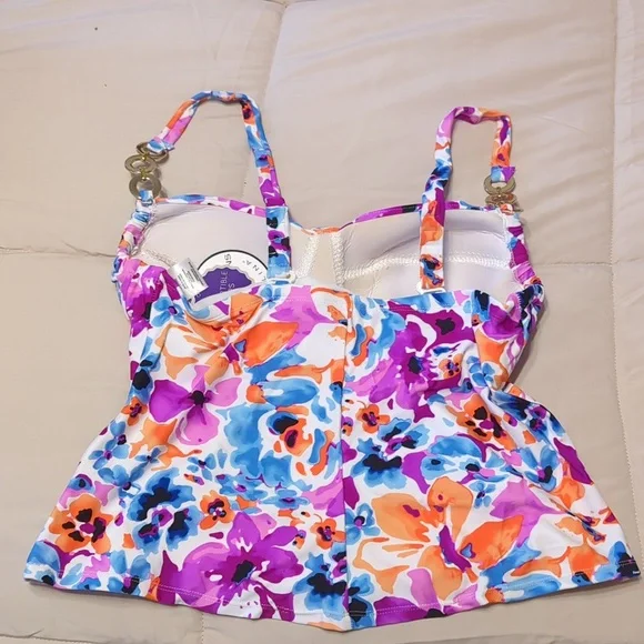 Catalina Swim Tankini Top Size 16W - Picture 4 of 11